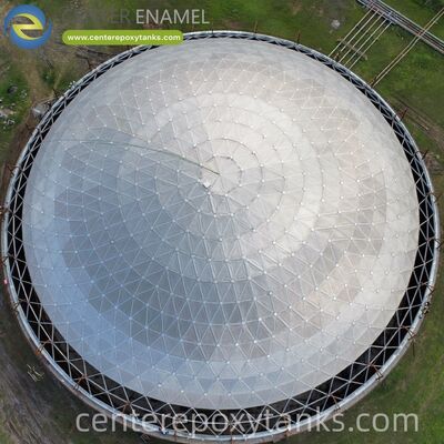 Aluminum Dome for a Liquid Fertilizer Storage Tank: Protects Nutrient Value by Shielding the Liquid from Rain and Sun Exposure