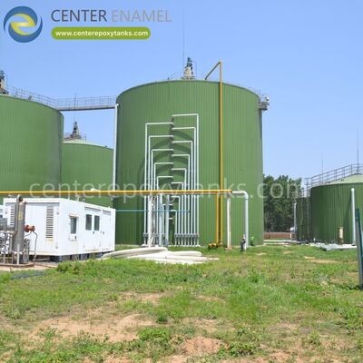 Biogas Holder for a Biogas Treatment Project: Offers Essential Volume Stabilization to Manage Fluctuations Before the Gas Purification Equipment