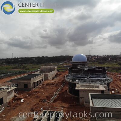 Bể chứa biogas màng đôi cho dự án biogas từ quá trình phân hủy sinh khối: Cung cấp sự ổn định thể tích cần thiết để quản lý sản lượng từ máy phân hủy liên tục hoặc theo mẻ