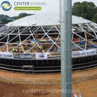 Mái mái vòm nhôm cho bể lưu trữ sản phẩm hóa dầu thép không gỉ hàn: Cung cấp khả năng chống ăn mòn vượt trội chống lại hơi hóa học hung hăng và môi trường công nghiệp