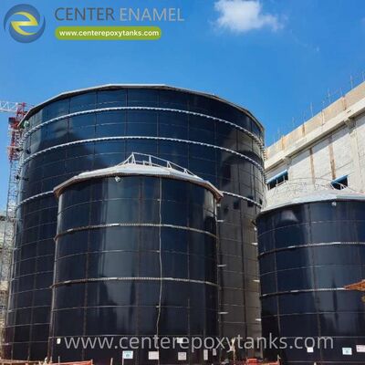 Tanks Thép Bu Lông Làm Bể Chứa Bùn Thải Đô Thị: Được thiết kế đặc biệt để xử lý mật độ nặng và tải trọng sinh học của bùn thải đô thị.