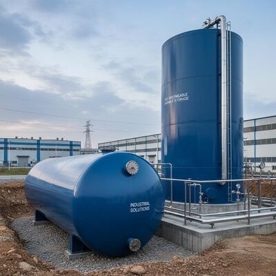 Bể chứa thép tráng kính trên mặt đất hoặc dưới lòng đất Giải pháp lưu trữ bền bỉ, không thấm khí cho các ứng dụng công nghiệp