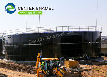 Các thùng lưu trữ nước thải dầu thô bằng kính nóng chảy vào thép theo tiêu chuẩn AWWA D103-09