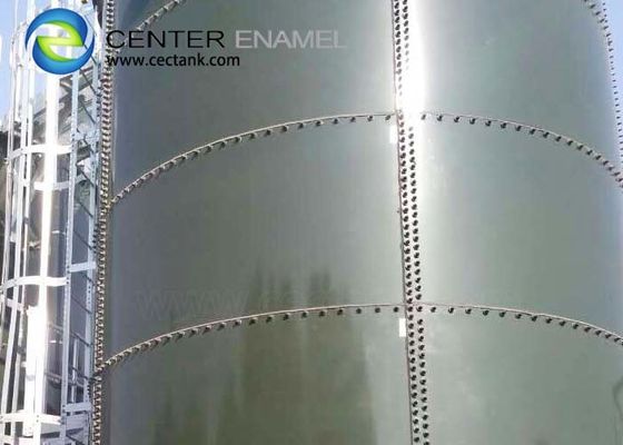 ISO phê duyệt thủy tinh hợp nhất với thép bể lưu trữ chất lỏng
