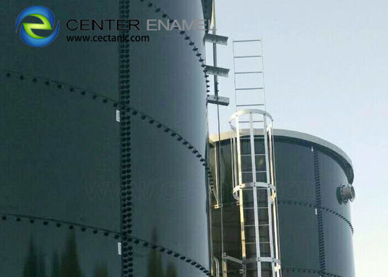 Các thùng chứa chất lỏng công nghiệp bằng thép lót thủy tinh với mái sàn bằng hợp kim nhôm