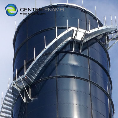 Kính nóng chảy vào thép Thùng chứa chất lỏng công nghiệp cho các nhà máy xử lý nước thải Thùng lưu trữ nước thương mại