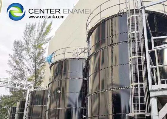 Các bể thép lót thủy tinh như bể lưu trữ chất lỏng công nghiệp