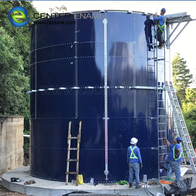 60000 gallon thủy tinh lót thép Thùng chứa nước thương mại và thùng chứa nước công nghiệp