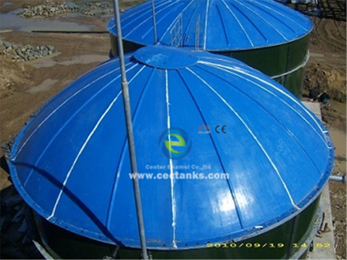 Trung tâm nhựa mỡ bộ sưu tập di động Biogas Anaerobic Digester Tank để xử lý nước thải ISO 2