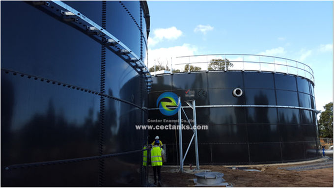 Mini Biogas Anaerobic Digester Tank, Glass Fused to Steel Tank cho khí / lỏng không thấm 0