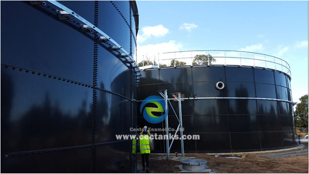 Dự án lưu trữ nguồn cung cấp nước thủy tinh hợp nhất với thép bể nước silo thùng chứa phù hợp với NSF 61 / ANSI 1