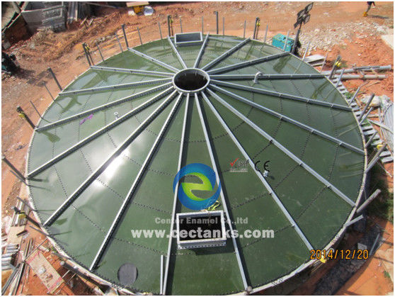 Dự án lưu trữ nguồn cung cấp nước thủy tinh hợp nhất với thép bể nước silo thùng chứa phù hợp với NSF 61 / ANSI 0
