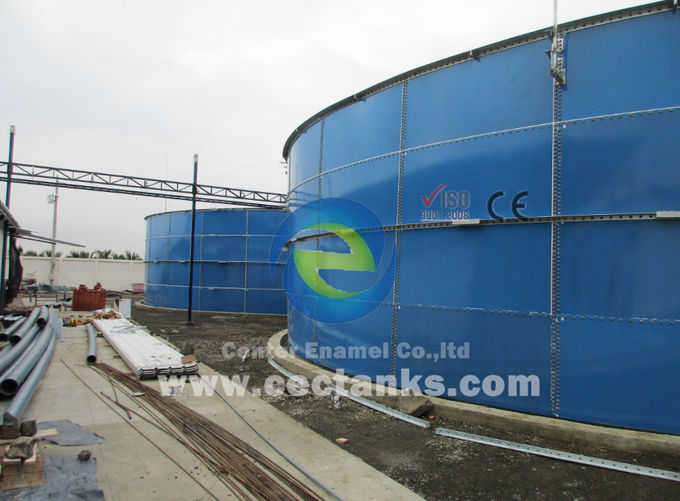 Dễ dàng lắp ráp Xăng nhôm Bolted Liquid Storage Tanks 20 m3 đến 18,000 m3 Capacityy 0